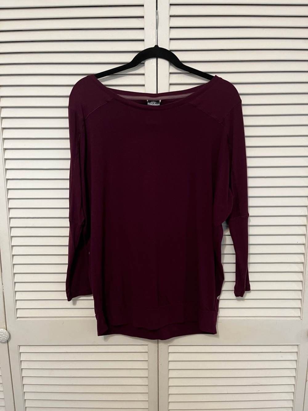 Champion Women's Boatneck Pullover Sweatshirt - Burgundy